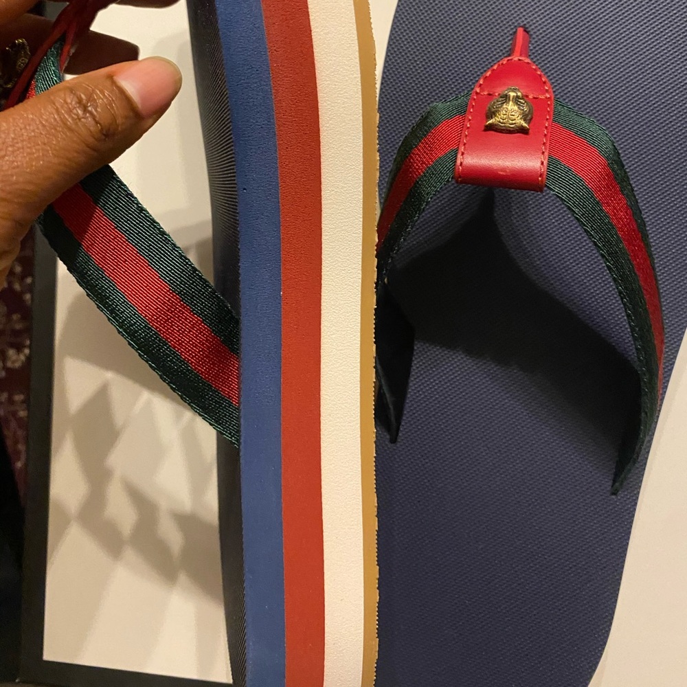 COPY - Gucci thing slipper size 7 in blue